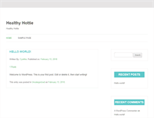 Tablet Screenshot of healthyhottie.com